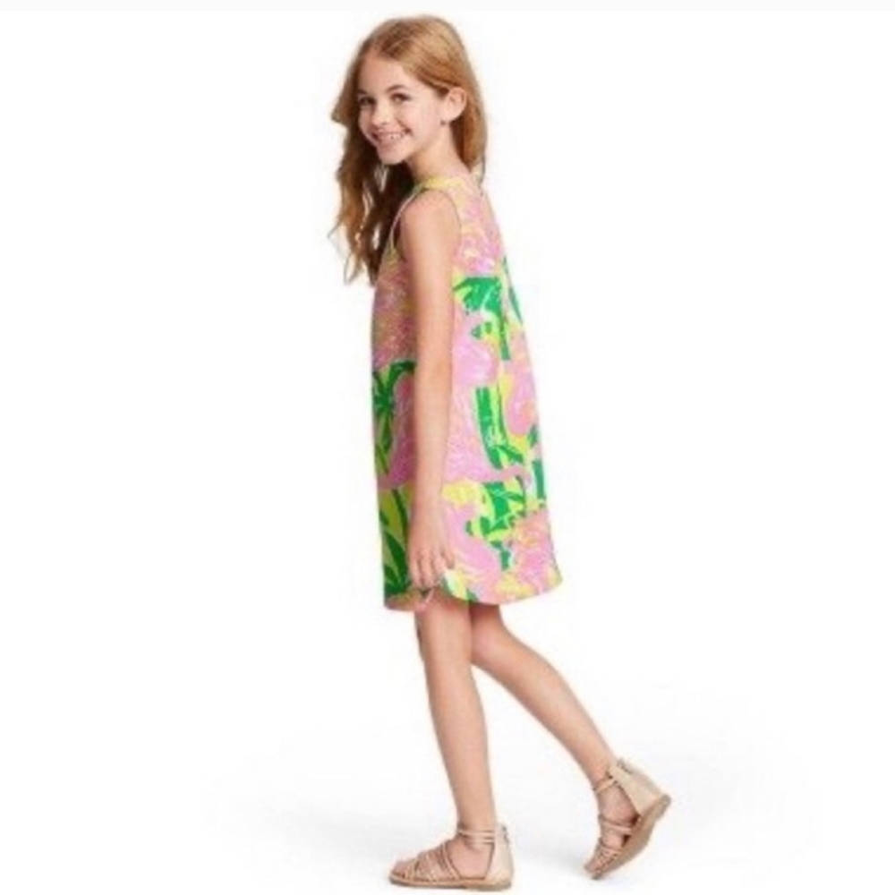 Lilly Pulitzer for Target Pink and Green Midi Dress